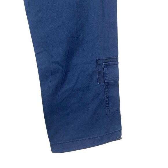 Natural Reflections Size 2 Navy Blue CARGO Pants Cotton Polyester Spandex WP57 - Picture 11 of 11